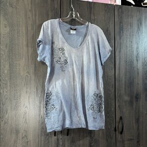 Harley-Davidson women's embellished smoke scoop neck short sleeve tee size 2XL